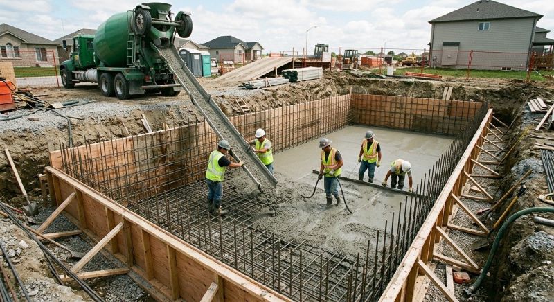 Basement Concrete Pouring in Fort Worth, TX