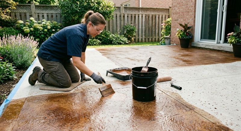 Concrete Staining Service in Frisco, TX