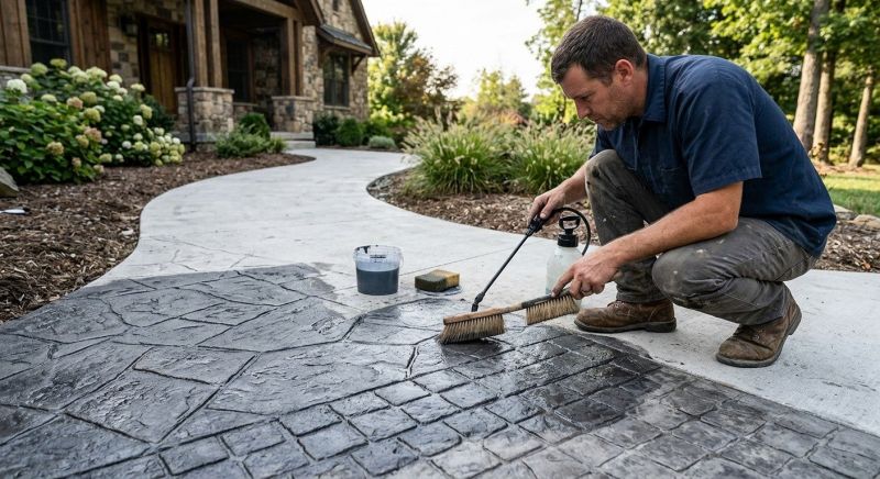 Concrete Staining Service in Fort Worth, TX