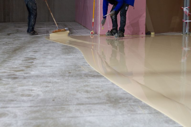 Products For Concrete Floor Refinishings in use