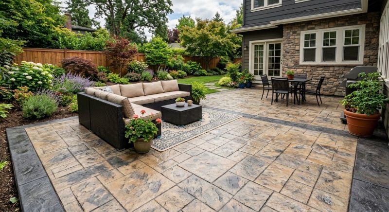 Stamped Concrete Resurfacing in Corpus Christi, TX